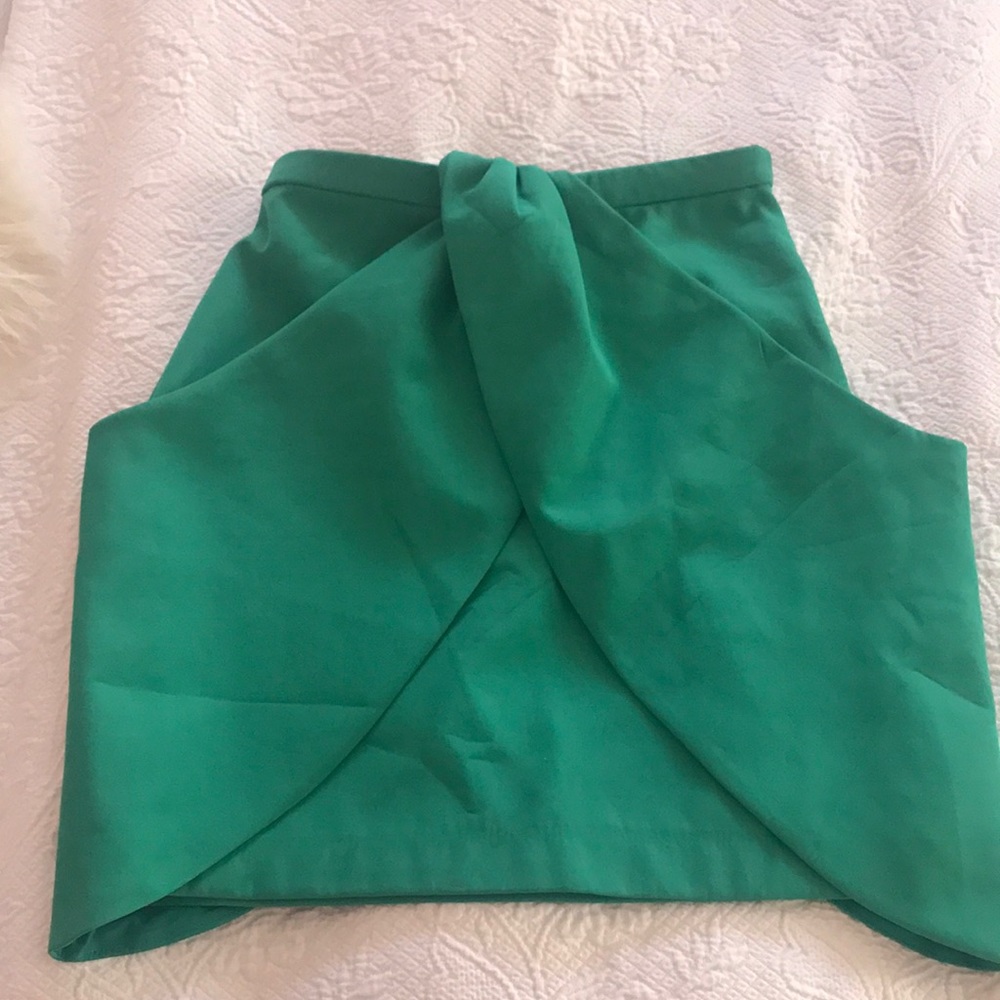 Finders Keepers Paper Ships Skirt in Forest